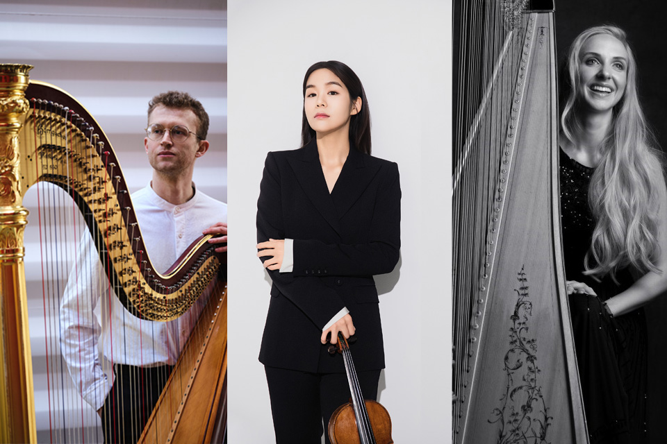 image for news story: Royal College of Music welcomes esteemed new harp and violin professors